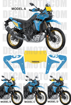グラフィックステッカー テネレ 700 FRONT KIT RALLY RACING 2025
