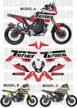 グラフィックステッカー テネレ 700 T7 REVOLUTION RTECH FACTORY RACING WHITE