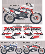 グラフィックステッカー XT 750 Z SUPER TENERE FACTORY RACING WHITE