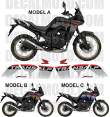 グラフィックステッカー TRANSALP XL 750 2025 BLACK