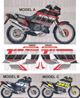 グラフィックステッカー XT 750 Z SUPER TENERE FACTORY RACING BLACK
