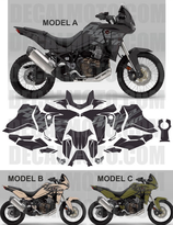 グラフィックステッカー アフリカツイン CRF1100L 2020 - 2023 SIGN PRO BL