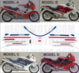 グラフィックステッカー CBR 1000 F 1989 - 1992