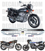 グラフィックステッカー CB 750 F 1980 - 1981 BLACK WHITE