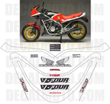 グラフィックステッカー VF 750 F 1983 - 1985 BLACK