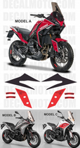 グラフィックステッカー XCAPE 649 FRONT FENDER PACK