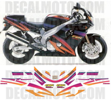 グラフィックステッカー FZR 600 R 1995 BLACK