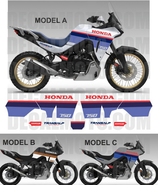 グラフィックステッカー TRANSALP XL 750 TRIBUTE 87
