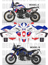 グラフィックステッカー F900GS RALLYE SPORT