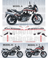 グラフィックステッカー VSTROM DL 650 2004 - 2011 SIGN BLACK