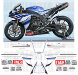 グラフィックステッカー YZF-R1 2009 SBK BEN SPIES