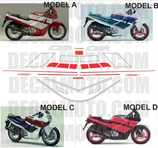 グラフィックステッカー CBR 600 F 1989 - 1990