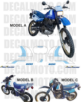 グラフィックステッカー DR 600 1989 S