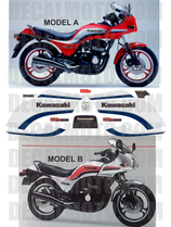 グラフィックステッカー GPZ 550 1984 - 1985