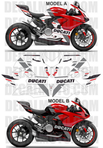 グラフィックステッカー DUCATI パニガーレ V2 GP18 RED