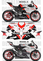 グラフィックステッカー DUCATI パニガーレ V2 GP18 WHITE