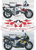 グラフィックステッカー CBR 900 RR 1994 USA