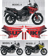 グラフィックステッカー VSTROM DL 650 2004 - 2011 SPECIAL EDITION BLACK