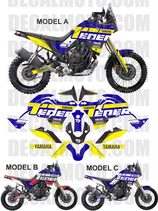 グラフィックステッカー テネレ 700 T7 REVOLUTION RTECH FACTORY RACING BLUE