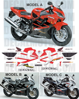 グラフィックステッカー CBR 600 F 2001 - 2002 SPORT