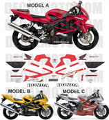 グラフィックステッカー CBR 600 F4i 2002
