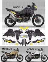 グラフィックステッカー アフリカツイン CRF1100L 2024 - SIGN MONOCOLOR