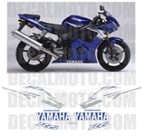 グラフィックステッカー YZF-R6 2004 BLUE