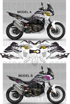 グラフィックステッカー アフリカツイン CRF1100L 2024 - RD TRIBUTE 93 BLACK