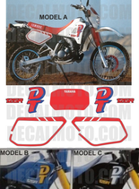 グラフィックステッカー DT 125 R 1989
