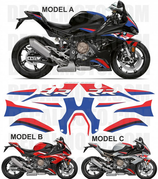 グラフィックステッカー S1000 RR 19 - 22 MOTORSPORT MULTI