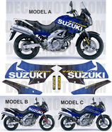 グラフィックステッカー VSTROM DL 650 2004 - 2011 SIGN BLUE FC