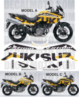 グラフィックステッカー VSTROM DL 650 2004 - 2011 YELLOW