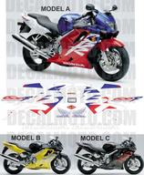 グラフィックステッカー CBR 600 F 2000