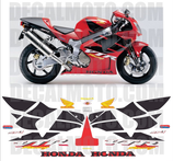 グラフィックステッカー VTR 1000 SP1 2000 RED