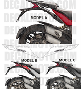 グラフィックステッカー ムルティストラーダ 1260 15-17 CODA TAIL