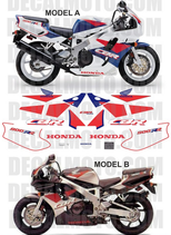 グラフィックステッカー CBR 900 RR 1993 USA