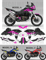 グラフィックステッカー アフリカツイン CRF1100L 2024 - SIGN TRICOLOR