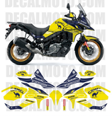 グラフィックステッカー VSTROM DL 650 2017 - TRIBUTE DAKAR CAMEL