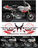 グラフィックステッカー ムルティストラーダ 620 1000 1100 TRIBUTE WHITE