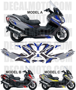 グラフィックステッカー スカイウェイブ 650 2013 - 2022 FACTORY GREY FC