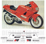 グラフィックステッカー FRECCIA C12 R 1989 ROSSA