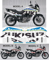 グラフィックステッカー VSTROM DL 650 2004 - 2011 WHITE