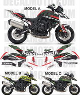 グラフィックステッカー TRK 702 X STRADA GREEN