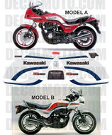 グラフィックステッカー GPZ 750 1984