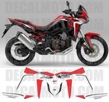 グラフィックステッカー アフリカツイン CRF1100L 2020 - 2021 RED
