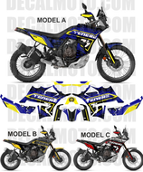グラフィックステッカー テネレ 700 T7 WORLD RAID DMD S