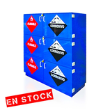Gabinete Apilable color azul para Almacenamiento de Materiales Inflamables Marca: Novatech Modelo: GAB-PW47
