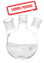 Matraz de Destilación de Tres Bocas KIMAX 26220