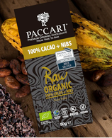 PACARI Rohschokolade mit Kakaonibs 100% 50g