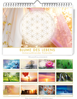 Immerwährender Wandkalender - Blume des Lebens